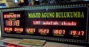 JADWAL SHOLAT JUMBO RUNTEX